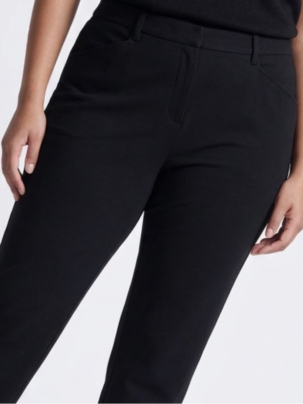 Eileen Fisher Black Pants with Pockets and Belt Loops